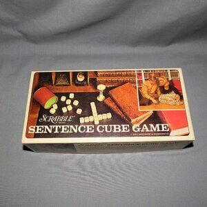 Vintage 1971 Scrabble Sentence Cube Game Made in U.S.A.